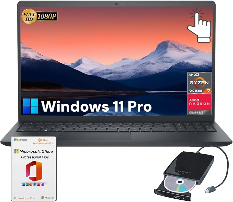 Dell Inspiron 15 3535 Ryzen7 7730U動作品 Amazon.com: Dell Inspiron 3535 Touchscreen Laptop - 15.6